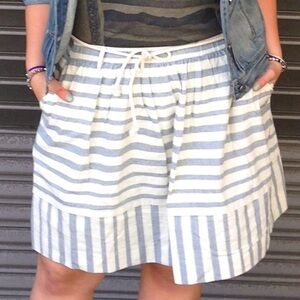 Madewell Striped Dock Skirt